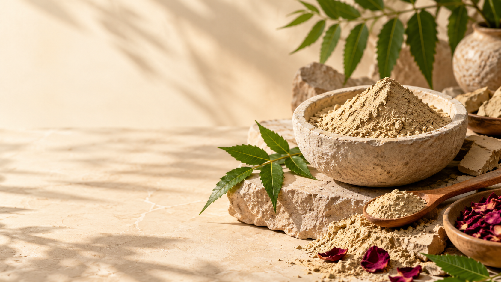 Natural ingredients and Indian beauty ritual